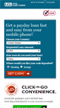 Mobile Screenshot of largecashloans.com